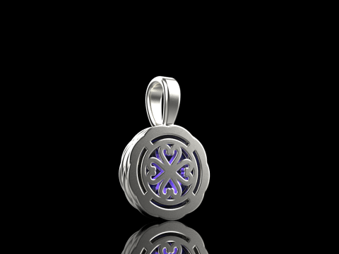 Round rope pendant model 787 3D Print Model