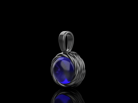 Round rope pendant model 787 3D Print Model