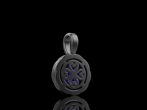 Round rope pendant model 787 3D Print Model