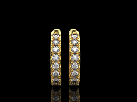 Earring model 786 3D Print Model