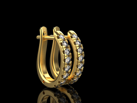 Earring model 786 3D Print Model