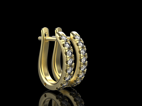 Earring model 786 3D Print Model