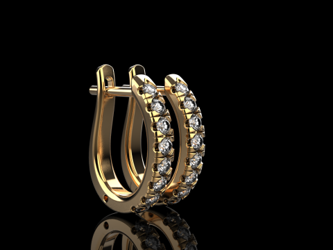 Earring model 786 3D Print Model