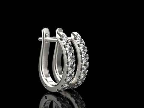 Earring model 786 3D Print Model