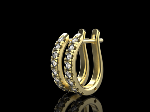 Earring model 786 3D Print Model