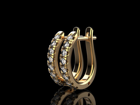 Earring model 786 3D Print Model