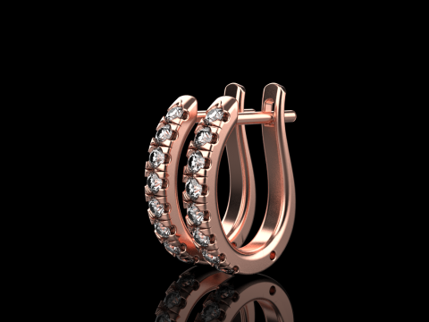 Earring model 786 3D Print Model