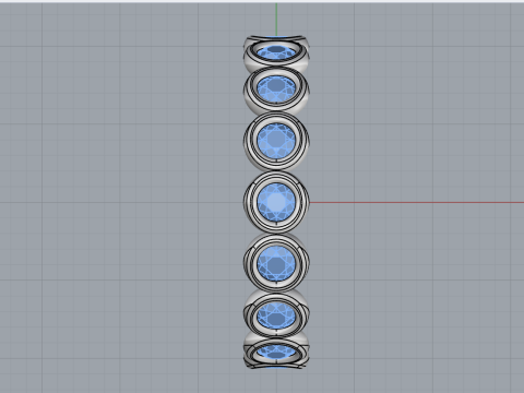 Alian&ccedil;a de casamento da eternidade modelo 781 Modelo de Impressão 3D