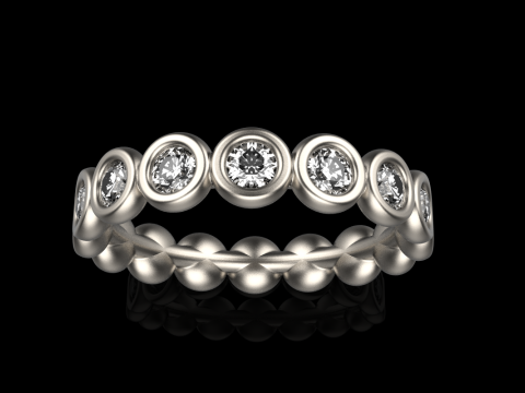 Alian&ccedil;a de casamento da eternidade modelo 781 Modelo de Impressão 3D