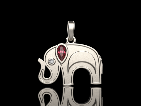 Elefantenanh&auml;nger Modell 780 3D Druckmodell