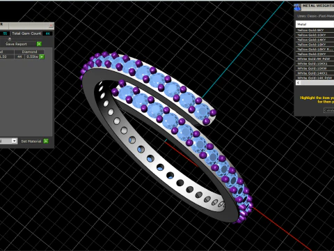 Wedding ring model 779 3D Print Model