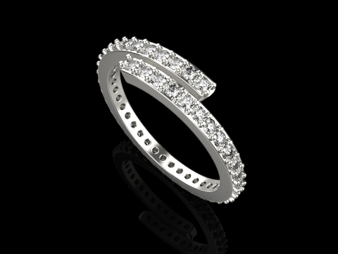 Wedding ring model 779 3D Print Model