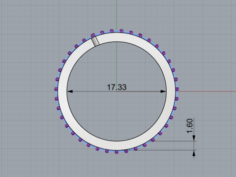 Wedding ring model 779 3D Print Model