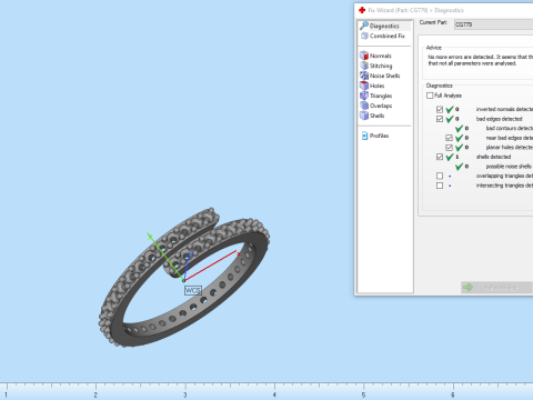 Wedding ring model 779 3D Print Model