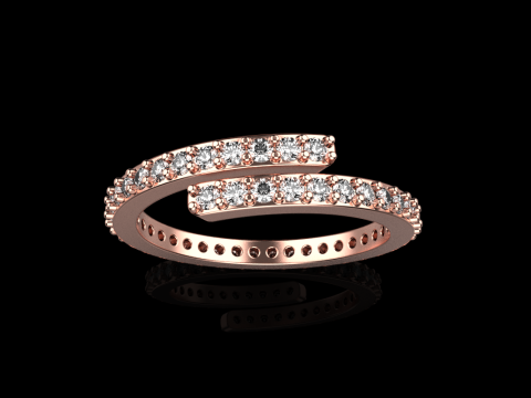 Wedding ring model 779 3D Print Model