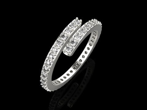 Wedding ring model 779 3D Print Model