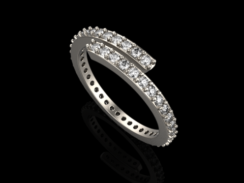 Wedding ring model 779 3D Print Model
