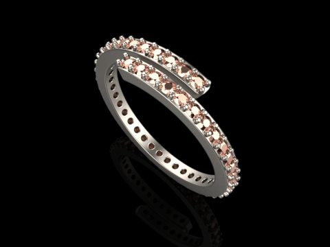 Wedding ring model 779 3D Print Model
