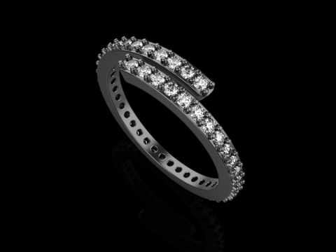 Wedding ring model 779 3D Print Model