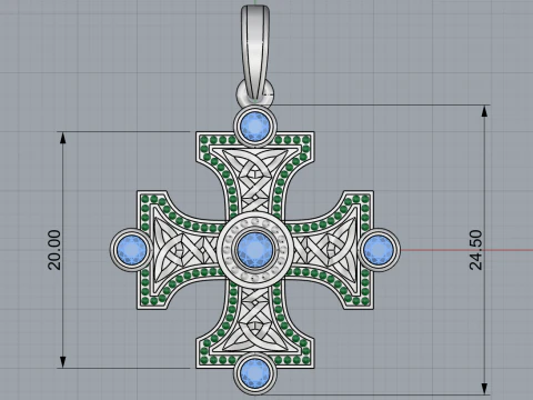 Cross model 778 3D Print Model