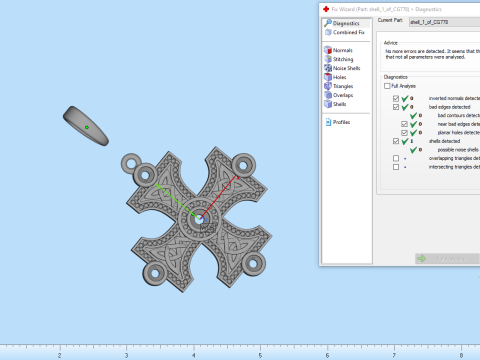 Cross model 778 3D Print Model