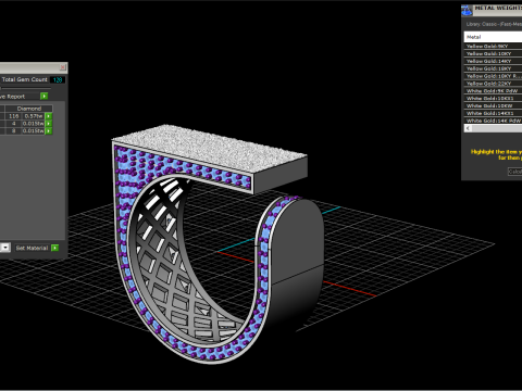 Anillo textura modelo 775 Modelo de impresión 3D