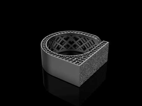 Anillo textura modelo 775 Modelo de impresión 3D