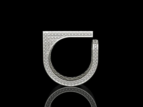 Texture ring model 775 3D Print Model