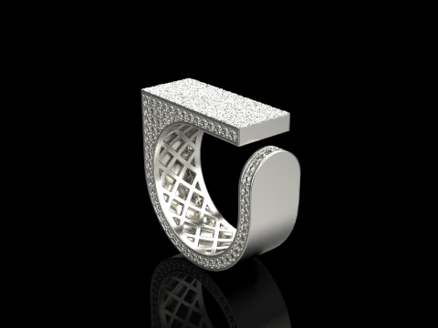 Texture ring model 775 3D Print Model