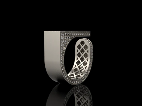 Texture ring model 775 3D Print Model