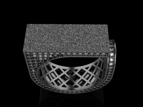 Anillo textura modelo 775 Modelo de impresión 3D