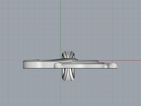 Ornament letter B model 773 3D Print Model