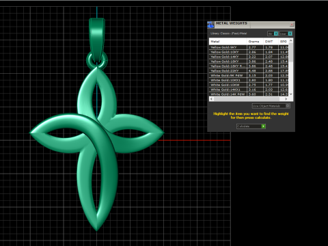 Cross model 772 3D Print Model