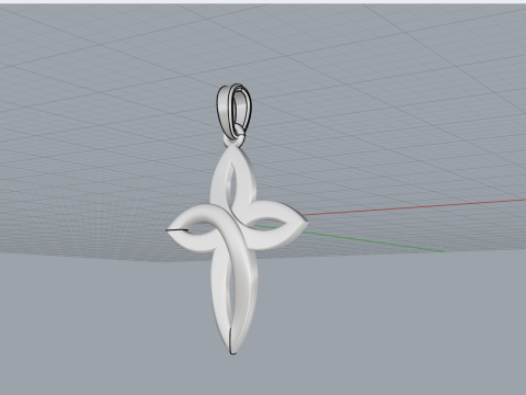 Cross model 772 3D Print Model