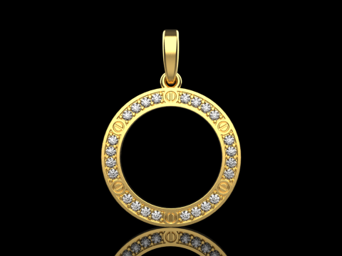 Runde Pendelleuchte Modell 771 3D Druckmodell