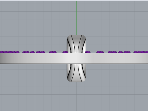 Round pendant model 771 3D Print Model