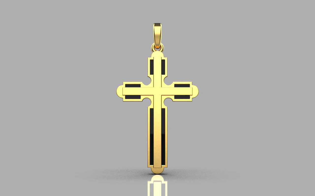 Signet cross ring model 770 3D Print Model .c4d .max .obj .3ds .fbx .stl .blend 