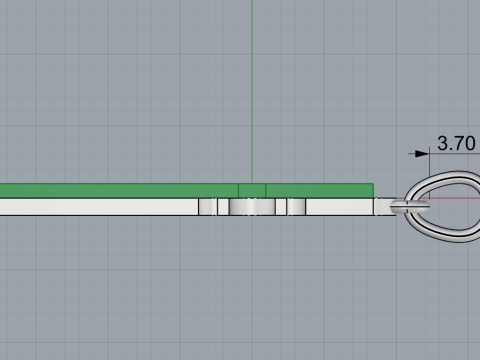 Signet cross ring model 770 3D Print Model