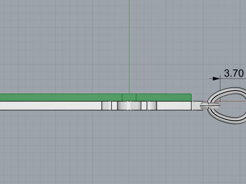 Signet cross ring model 770 3D Print Model