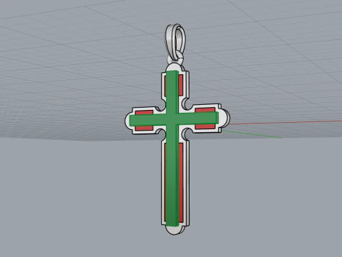 Signet cross ring model 770 3D Print Model