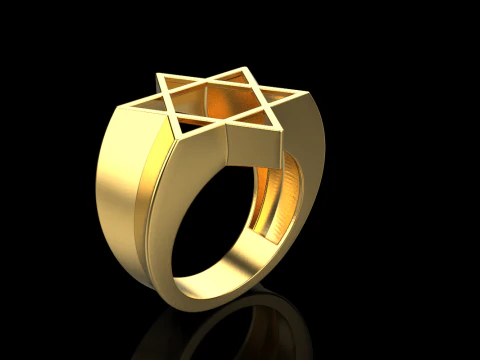 Anillo estrella modelo 700 Modelo de impresión 3D