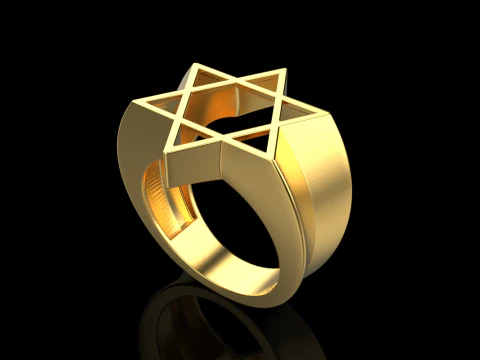 Star ring model 700 3D Print Model