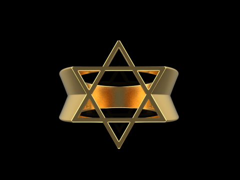 Star ring model 700 3D Print Model