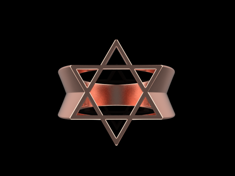 Star ring model 700 3D Print Model