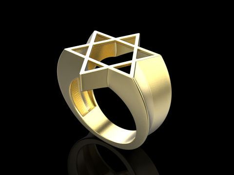 Star ring model 700 3D Print Model