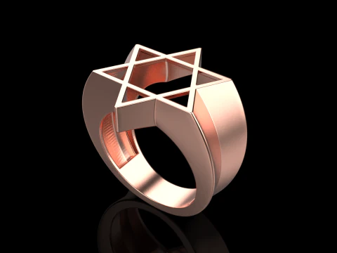 Star ring model 700 3D Print Model