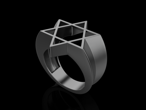 Star ring model 700 3D Print Model