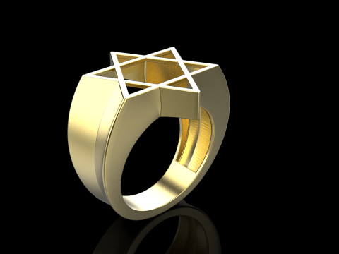 Star ring model 700 3D Print Model