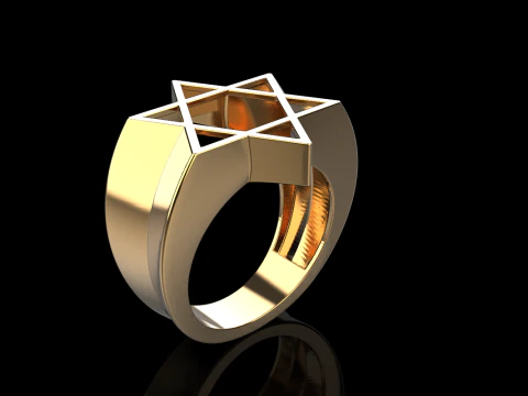 Star ring model 700 3D Print Model