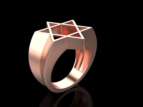 Star ring model 700 3D Print Model